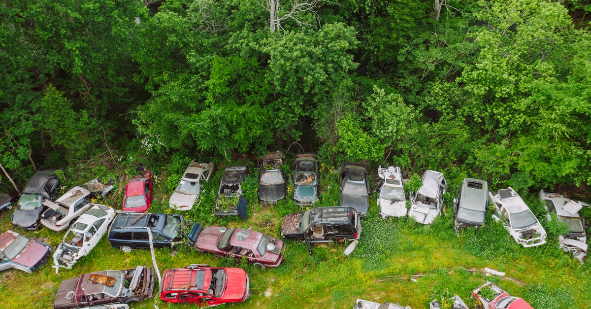 Why did rust appear after my first layer of seasoning? - Crashed cars on meadow in green forest