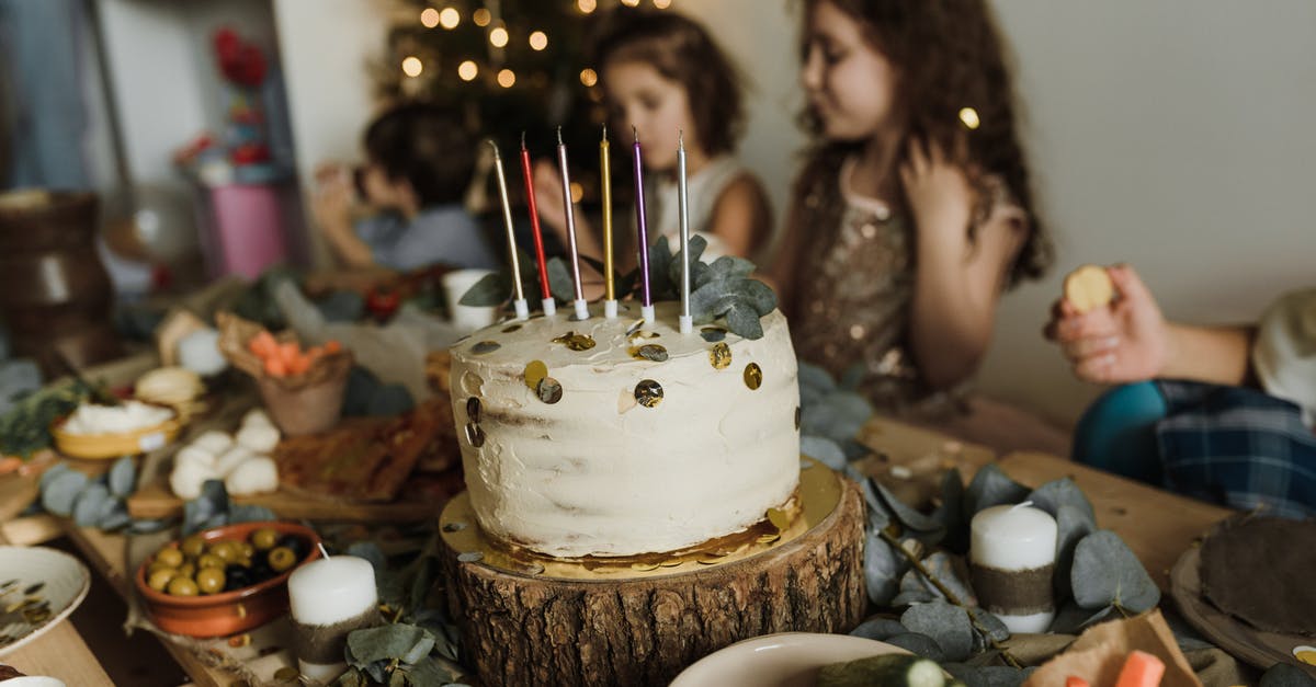 Why did this cake fail? - Free stock photo of adult, birthday, cake