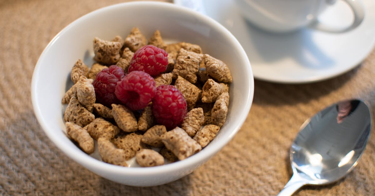 Why do all meal replacement drinks have sweet flavours? [closed] - Bowl of Cereals with Raspberries 