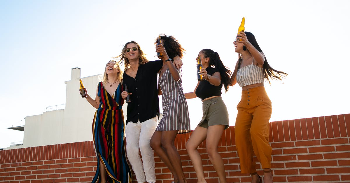 Why do Americans have butter in their rice? [closed] - Low angle full body of multiracial friends having party with raised arms while celebrating together and drinking beer on rooftop