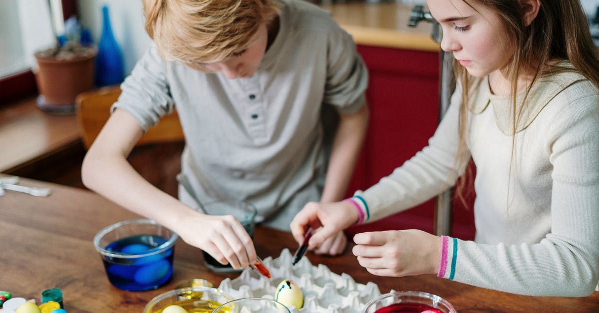 Why do egg dye recipes include vinegar? - Kids Making Easter Eggs at Home