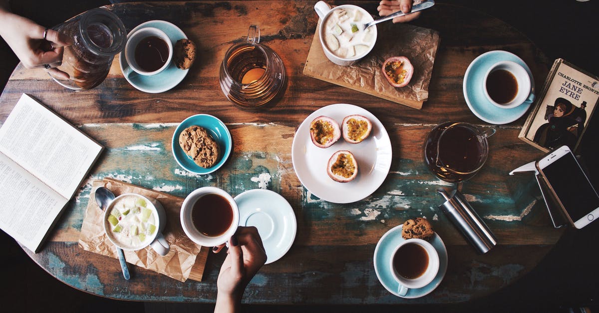 Why do industrial drinks mark caffeine as a flavoring? - Person Sitting Near Table With Teacups and Plates