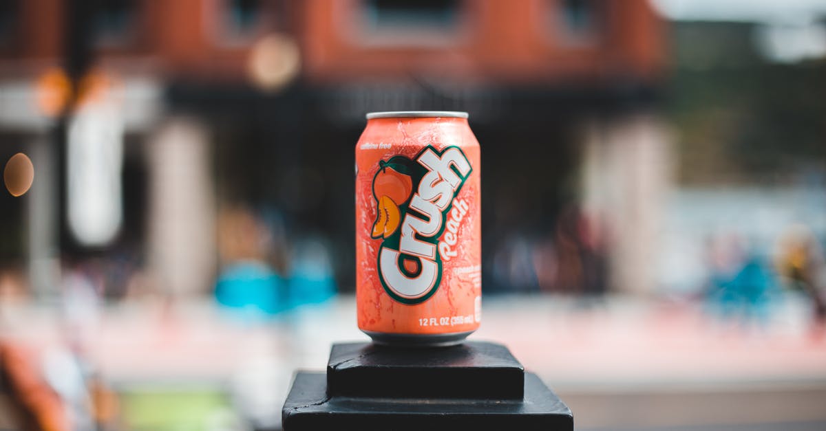 Why do you need to peel peaches to can them? - A Crush Peach Soda on a Black Pedestal