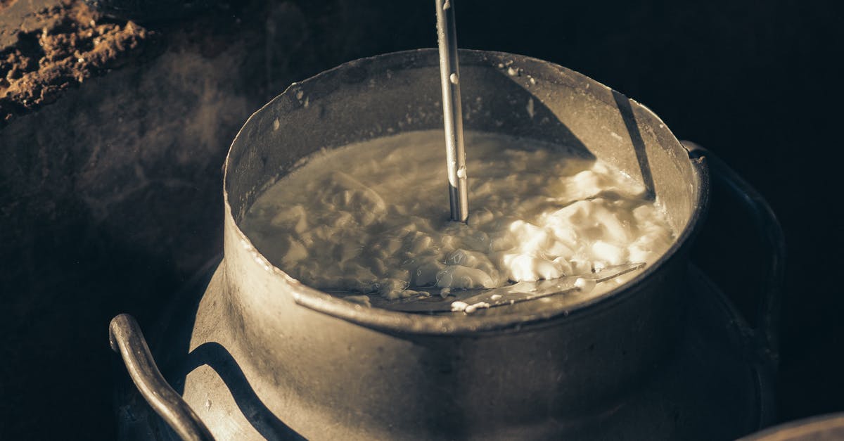 Why does cooking oatmeal starting with cold milk make it creamy? - Stainless Steel Cooking Pot With Soup