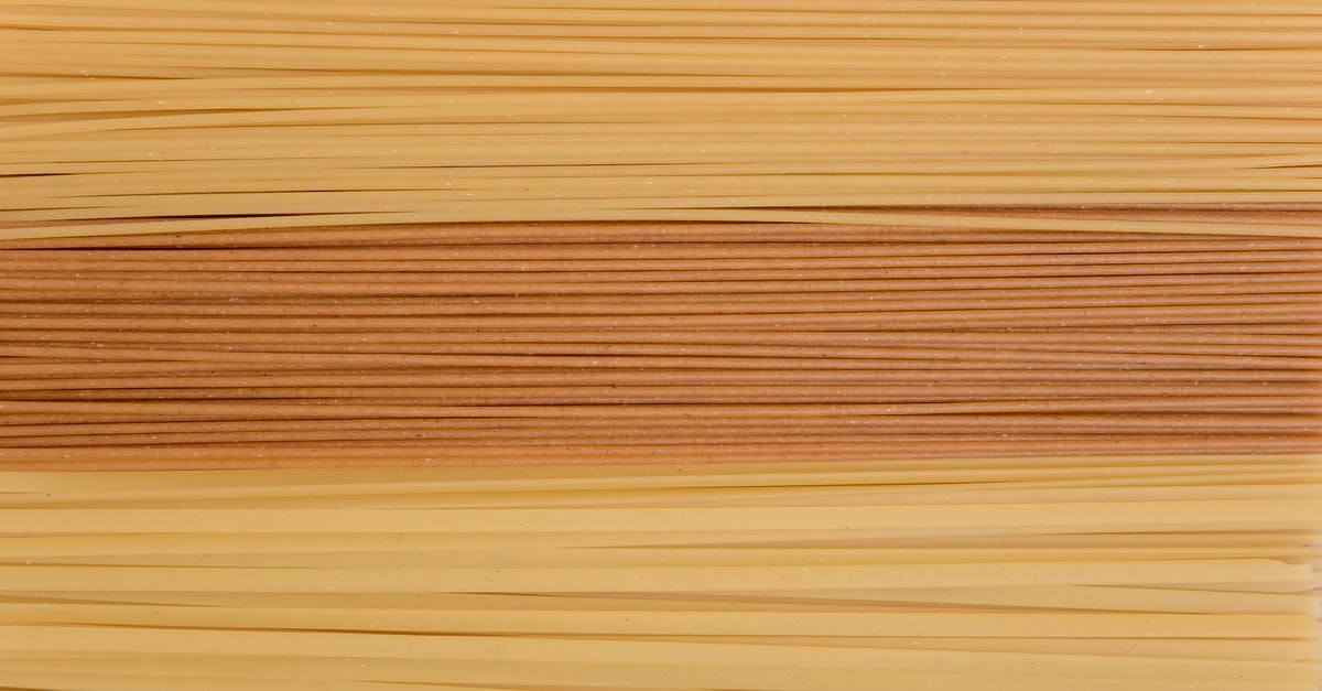 Why does dried pasta say "Do not reheat" on the packet? - Long Pasta Noodles in Close-up Shot