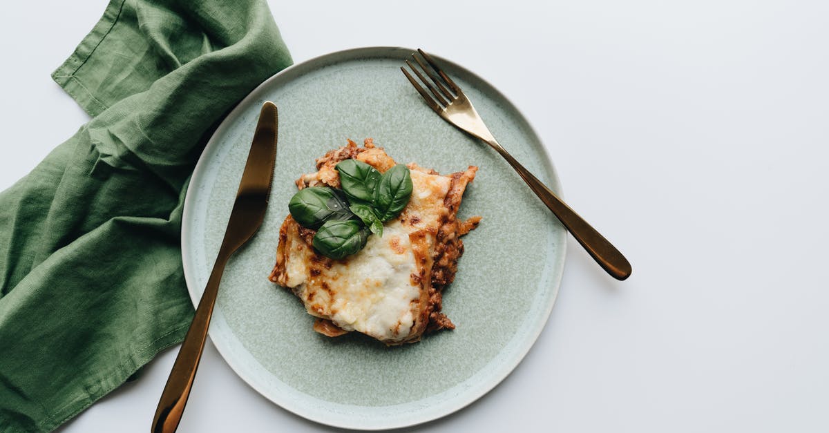 Why does Lasagna need to be baked? - Cheesy Baked Lasagna Slice in an Earthenware 