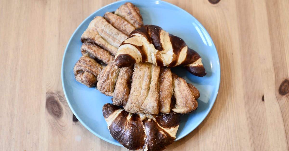 Why does my bread taste like flour? - From above of appetizing homemade dessert from dough and chocolate on ceramic plate