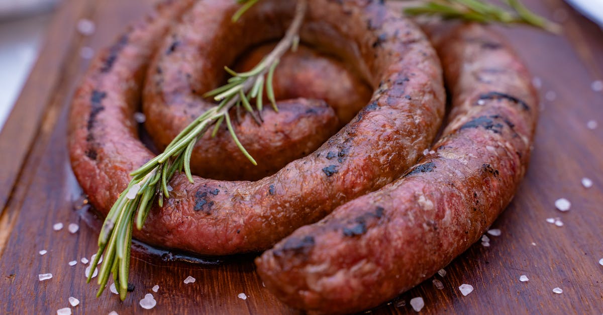 Why does my chopped beef come out too tough? - Close-Up Photo Of Sausage