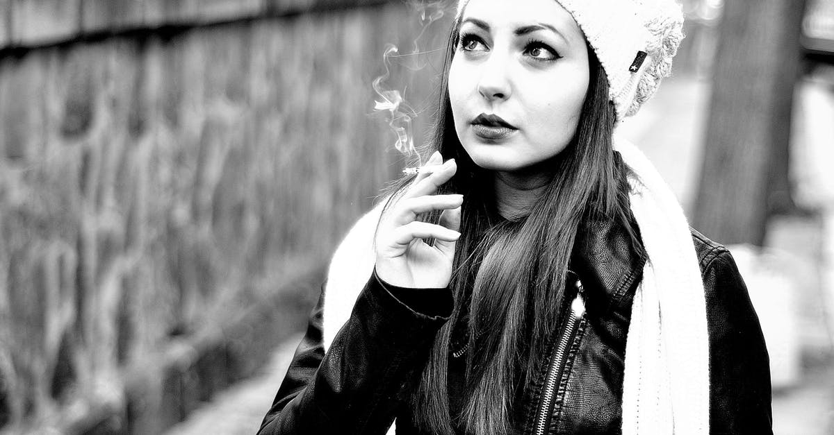 Why has my cold smoking stopped working? - Grayscale Photography Of Woman Smoking