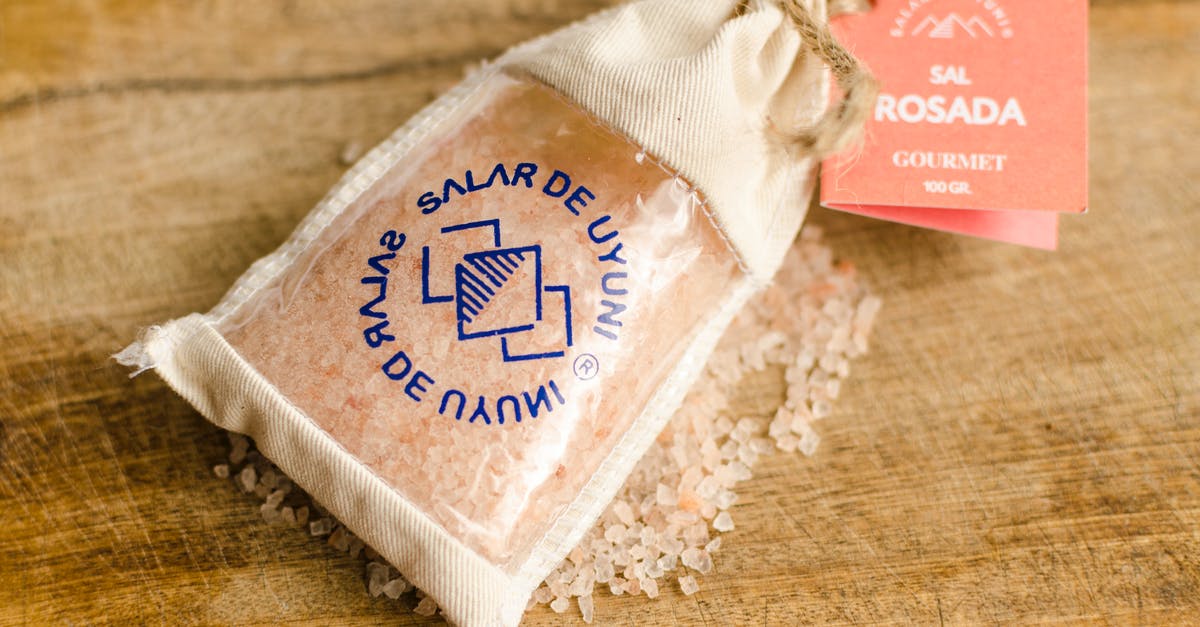 Why is Himalayan Salt Pink? - Himalayan Salt in a Small Brown Pouch