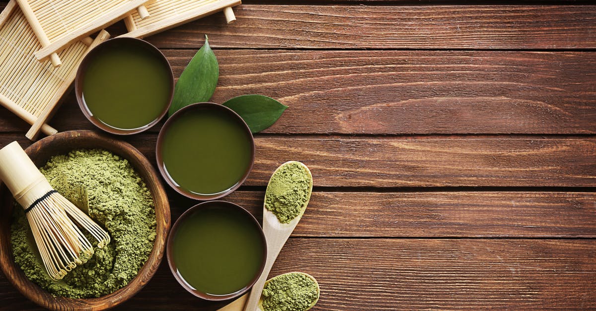 Why is matcha whisked? - Ceremonial Tea Set on Wooden Surface