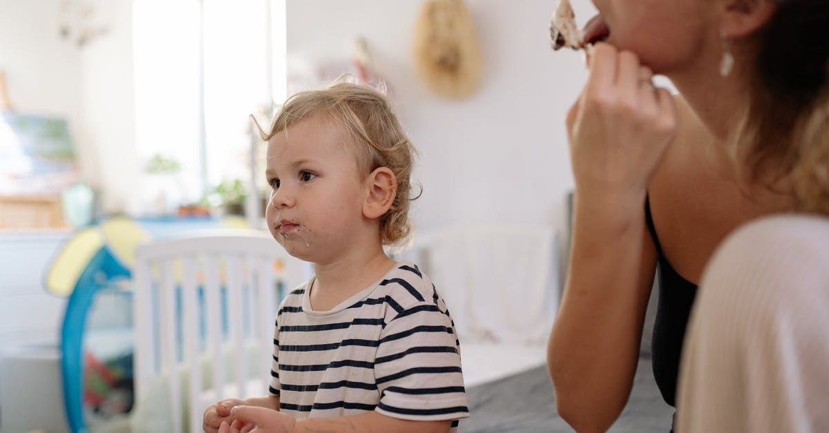 Why is my icecream bitter? - Girl in White and Black Striped Shirt Eating Ice Cream