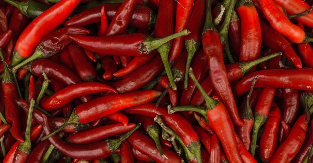 Why is spicy food less spicy when it's allowed to cool? - Free stock photo of capsicum, cayenne, chili