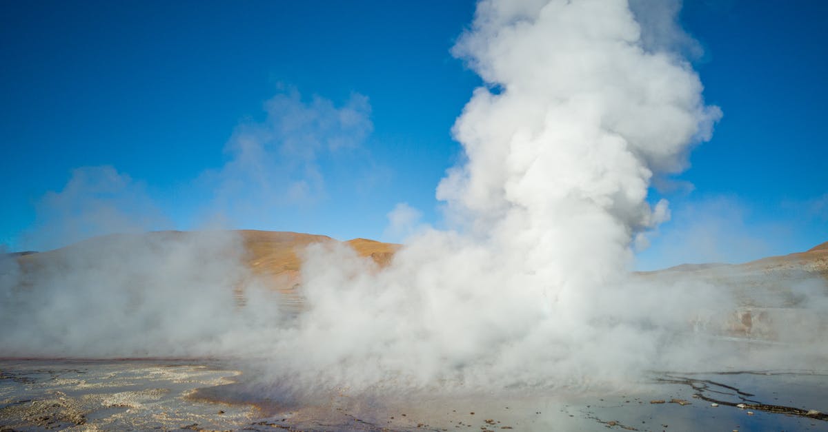 Why mixing hot syrup (sugar + water) into yolks in sabayon? - White Smoke Coming Out from a White Clouds