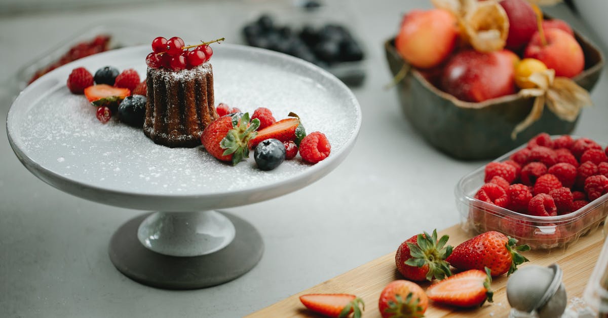 Why not blind bake with two pie plates? - Delicious dessert on cake stand