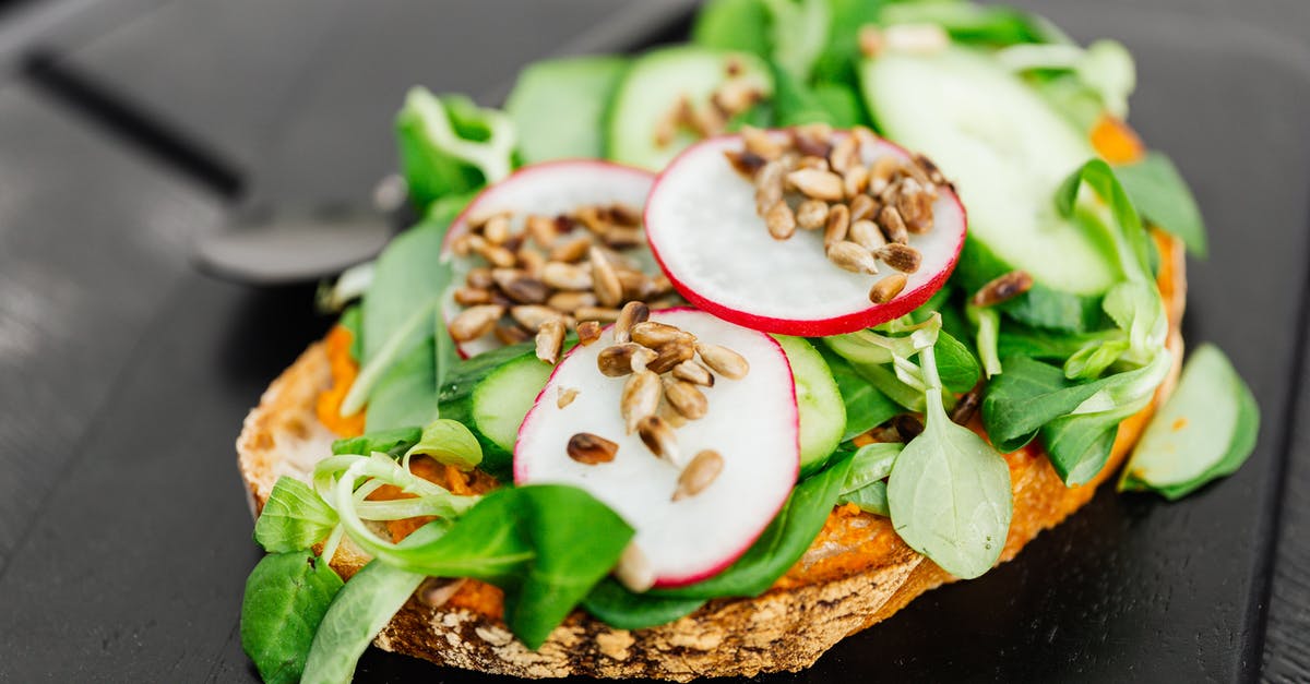 Why should pine seeds/nuts be pan-toasted without oil? - Brown Bread With Sliced Cucumber and Green Vegetable