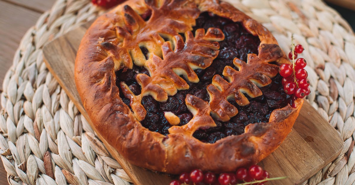 Why shouldn't a precooked pie be frozen? - Pie on White and Brown Table Cloth