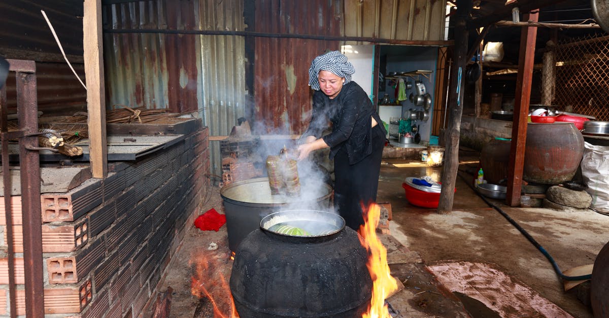 Why this cooking pot not working on my Induction? - Woman Pouring Water on Bowl