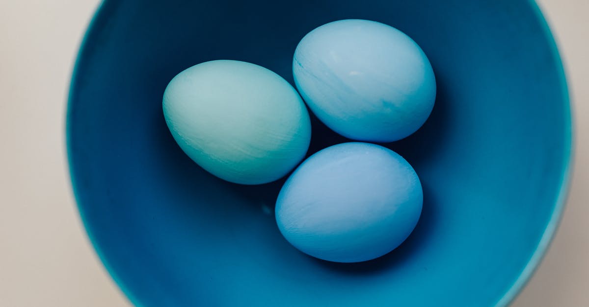 Why would eggs have blue in them? - Close-up Photo Of Blue Eggs On A Bowl