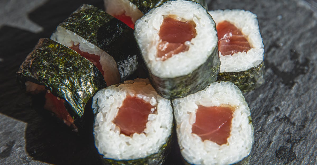 Why would fresh tuna be salted? - Rolls made with traditional ingredients