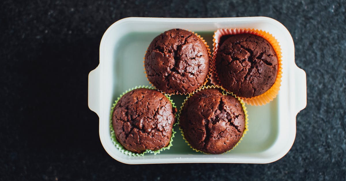 Will any sugar substitutes brown in a crumble topping? - Chocolate Cupcakes on White Ceramic Tray