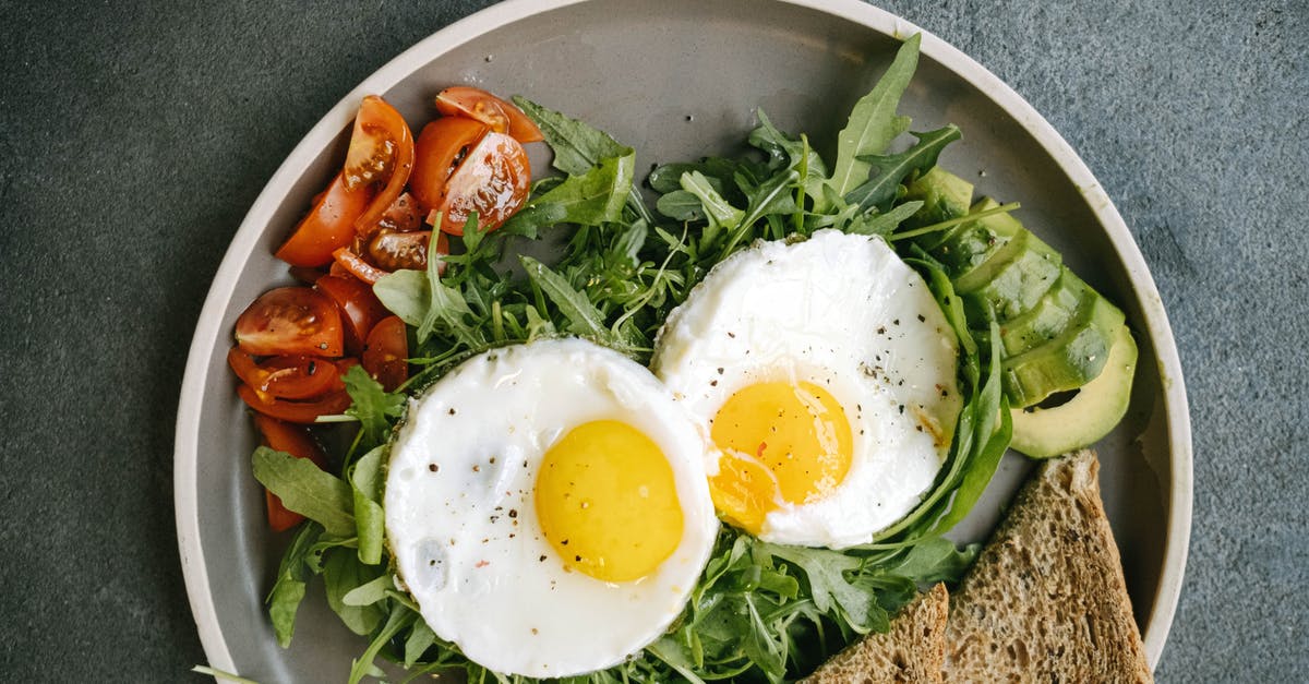 Will eggs absorb flavor from cooking liquid? - Sliced Tomato and Green Vegetable Salad on White Ceramic Plate