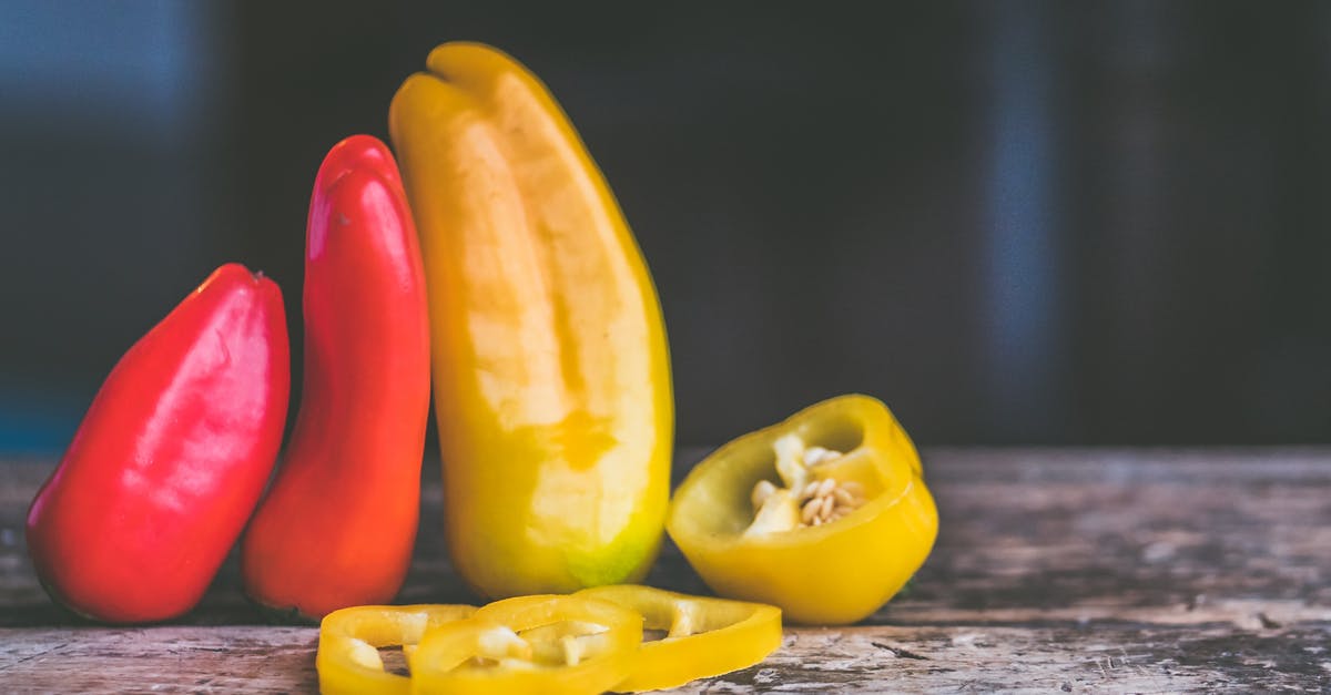 Will fresh bell peppers give stew a red colour? - Depth of Field Photography of Bell Peppers