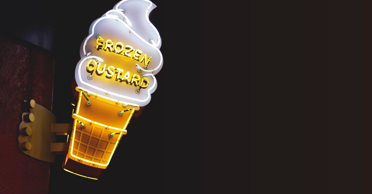 Will frozen mangos work as a substitute for apples? - Frozen Custard Neon Signage