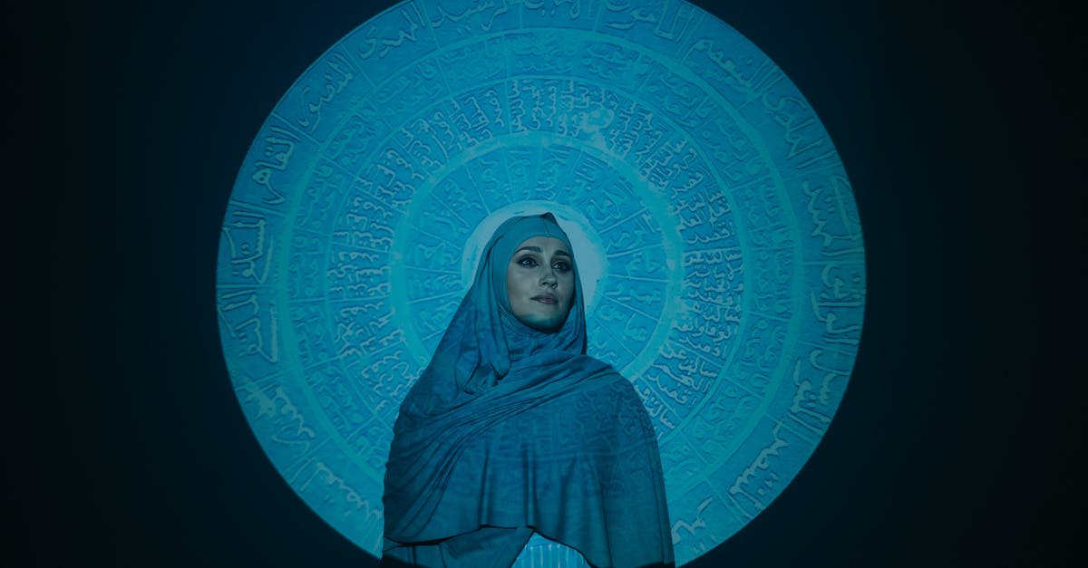 Will gum arabic stabilize a watery sorbet? - Woman in Blue Hijab Standing Beside Blue and White Wall