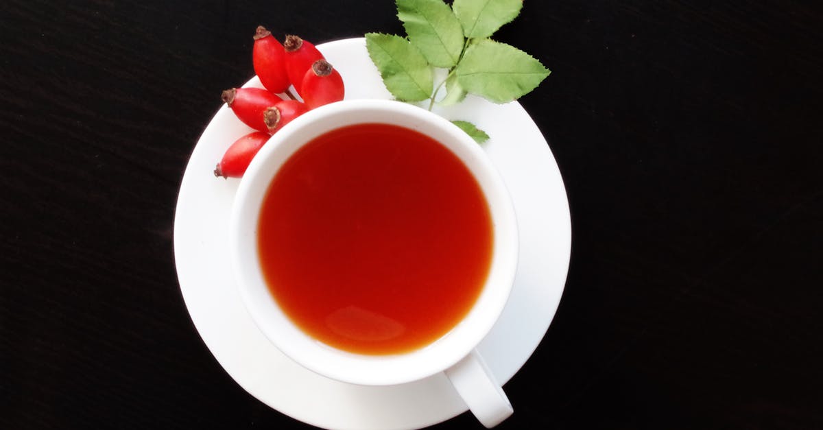 Would freezing affect the flavour of mint tea? - White Cup Filled With Orange Liquid on Top of White Saucer